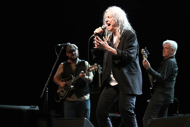 American singer and musician Patti Smith performs during her concert in Prague, Czech Republic, on July 19, 2022. (CTKxPhoto MichalxKamaryt) CTKPhotoP2022071907996  kmt