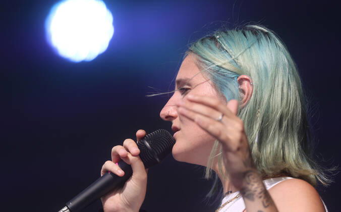 Entertainment Bilder des Tages Belgian singer Doria D performs on the first day of the Francofolies de Spa festival in Spa, Wednesday 20 July 2022. This year s edition of the festival is taking place from 20 to 23 July.  VIRGINIExLEFOUR 37665999