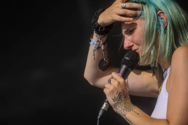 Belgian singer Doria D performs on the first day of the Francofolies de Spa festival in Spa, Wednesday 20 July 2022. This year s edition of the festival is taking place from 20 to 23 July.  VIRGINIExLEFOUR 37666003