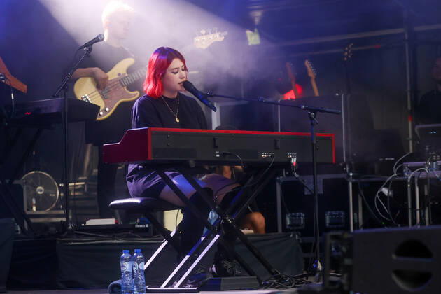 Belgian singer Charles performs on the first day of the Francofolies de Spa festival in Spa, Wednesday 20 July 2022. This year s edition of the festival is taking place from 20 to 23 July.  VIRGINIExLEFOUR 37672269