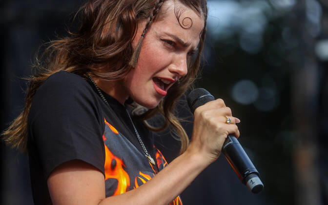 Belgian singer Claire Laffut performs on the first day of the Francofolies de Spa festival in Spa, Wednesday 20 July 2022. This year s edition of the festival is taking place from 20 to 23 July.  VIRGINIExLEFOUR 37672473