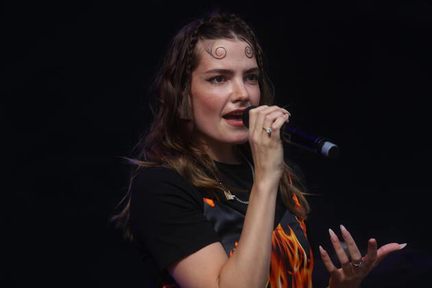 Belgian singer Claire Laffut performs on the first day of the Francofolies de Spa festival in Spa, Wednesday 20 July 2022. This year s edition of the festival is taking place from 20 to 23 July.  VIRGINIExLEFOUR 37672476