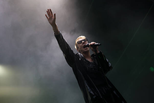 Belgian Singer Mustii (Thomas Mustin) performs on the first day of the Francofolies de Spa festival in Spa, Wednesday 20 July 2022. This year s edition of the festival is taking place from 20 to 23 July.  VIRGINIExLEFOUR 37674547