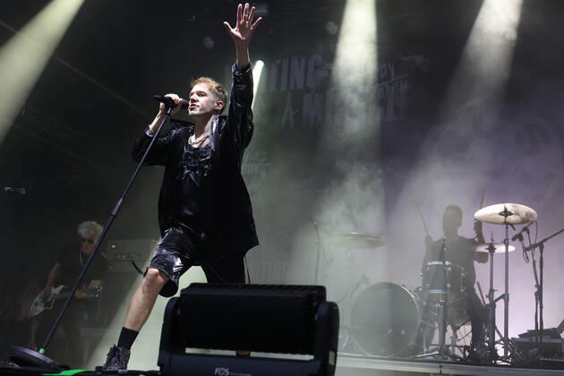 Belgian Singer Mustii (Thomas Mustin) performs on the first day of the Francofolies de Spa festival in Spa, Wednesday 20 July 2022. This year s edition of the festival is taking place from 20 to 23 July.  VIRGINIExLEFOUR 37674548