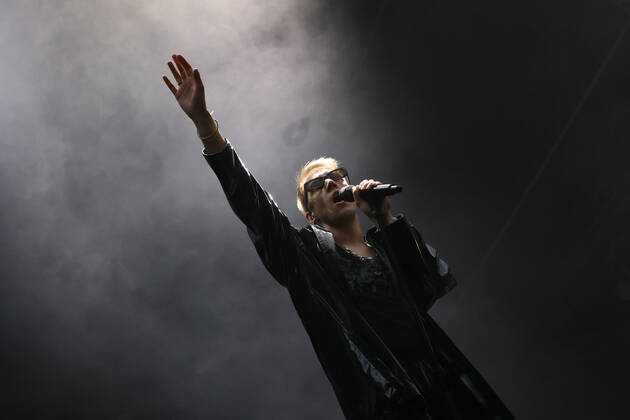 Belgian Singer Mustii (Thomas Mustin) performs on the first day of the Francofolies de Spa festival in Spa, Wednesday 20 July 2022. This year s edition of the festival is taking place from 20 to 23 July.  VIRGINIExLEFOUR 37674552