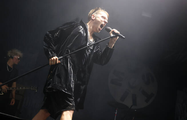 Belgian Singer Mustii (Thomas Mustin) performs on the first day of the Francofolies de Spa festival in Spa, Wednesday 20 July 2022. This year s edition of the festival is taking place from 20 to 23 July.  VIRGINIExLEFOUR 37674554
