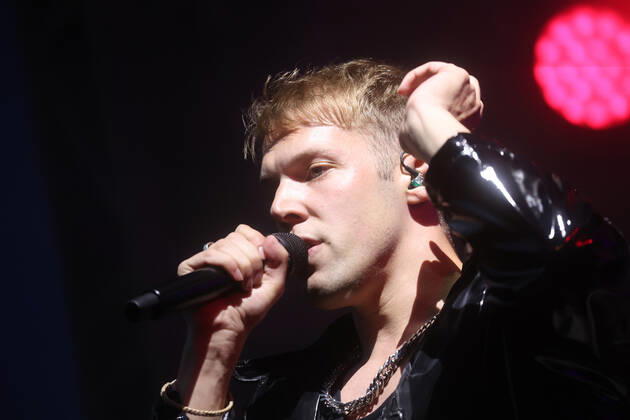 Belgian Singer Mustii (Thomas Mustin) performs on the first day of the Francofolies de Spa festival in Spa, Wednesday 20 July 2022. This year s edition of the festival is taking place from 20 to 23 July.  VIRGINIExLEFOUR 37674563