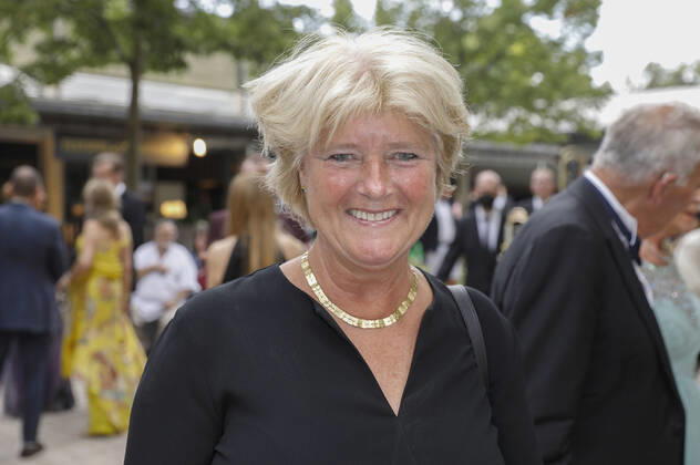 Monika Grütters bei der Eröffnung der Richard-Wagner-Festspiele 2022 mit der Neuinszenierung von Richard Wagners Tristan und Isolde im Bayreuther Festspielhaus. Bayreuth, 25.07.2022
