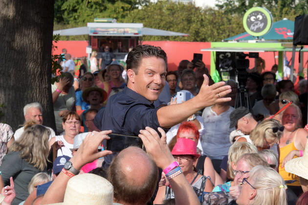 8.ten schlagerHammer 2022 PK zum 8.ten schlagerHammer 2022 beim 8 Schlager Hammer, Austragungsort in ORANIENBURG an der Orangerie Berlin 13.08.2022 beim 8 Schlager Hammer, Austragungsort in ORANIENBURG an der Orangerie Berlin 13.08.2022