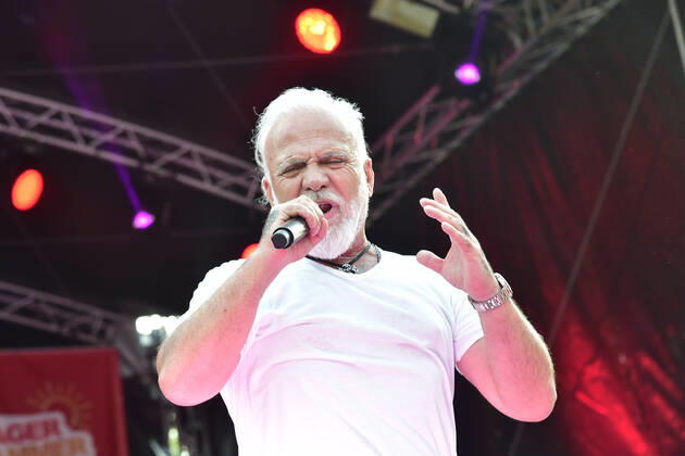 8.ten schlagerHammer 2022 Nino de Angelo beim 8 Schlager Hammer, Austragungsort in ORANIENBURG an der Orangerie Berlin 13.08.2022