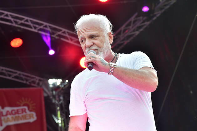 8.ten schlagerHammer 2022 Nino de Angelo beim 8 Schlager Hammer, Austragungsort in ORANIENBURG an der Orangerie Berlin 13.08.2022