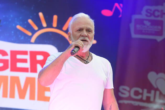 8.ten schlagerHammer 2022 Nino de Angelo beim 8 Schlager Hammer, Austragungsort in ORANIENBURG an der Orangerie Berlin 13.08.2022