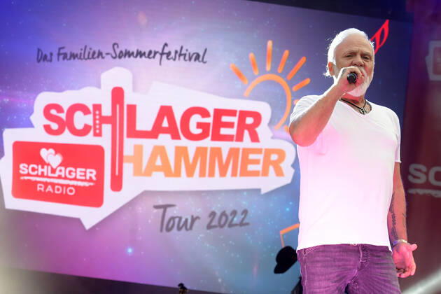 8.ten schlagerHammer 2022 Nino de Angelo beim 8 Schlager Hammer, Austragungsort in ORANIENBURG an der Orangerie Berlin 13.08.2022