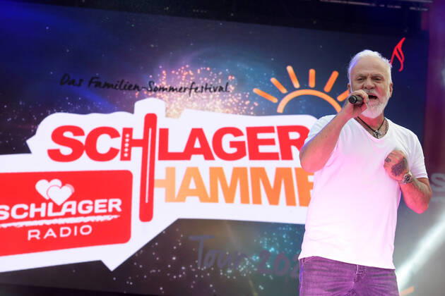 8.ten schlagerHammer 2022 Nino de Angelo beim 8 Schlager Hammer, Austragungsort in ORANIENBURG an der Orangerie Berlin 13.08.2022