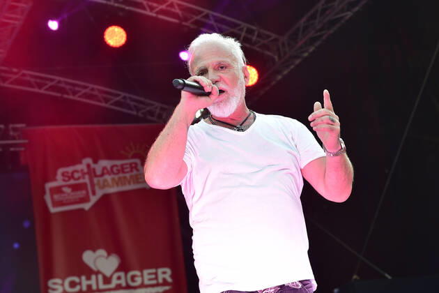 8.ten schlagerHammer 2022 Nino de Angelo beim 8 Schlager Hammer, Austragungsort in ORANIENBURG an der Orangerie Berlin 13.08.2022