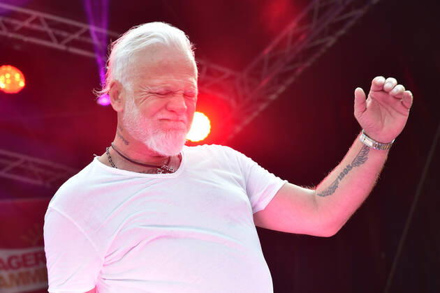 8.ten schlagerHammer 2022 Nino de Angelo beim 8 Schlager Hammer, Austragungsort in ORANIENBURG an der Orangerie Berlin 13.08.2022