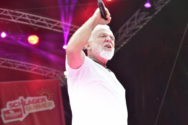 8.ten schlagerHammer 2022 Nino de Angelo beim 8 Schlager Hammer, Austragungsort in ORANIENBURG an der Orangerie Berlin 13.08.2022