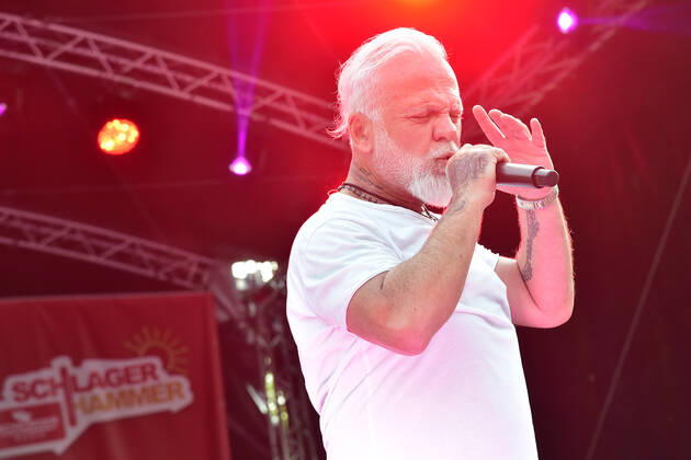 8.ten schlagerHammer 2022 Nino de Angelo beim 8 Schlager Hammer, Austragungsort in ORANIENBURG an der Orangerie Berlin 13.08.2022