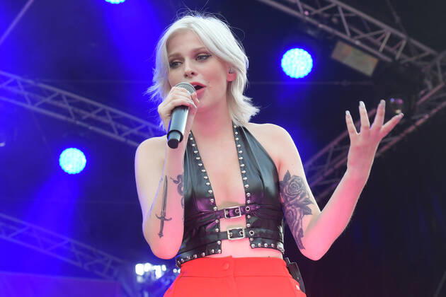 8.ten schlagerHammer 2022 Marie Reim, Tochter von Matthias Reim beim 8 Schlager Hammer, Austragungsort in ORANIENBURG an der Orangerie Berlin 13.08.2022