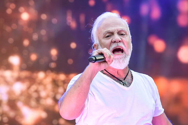 13.08.2022, xlakx, Entertainment Musik, SchlagerHammer-Tour 2022 in Oranienburg emspor, v.l.Nino de Angelo im Schlosspark Oranienburg bei der SchlagerHammer-Tour 2022. Oranienburg