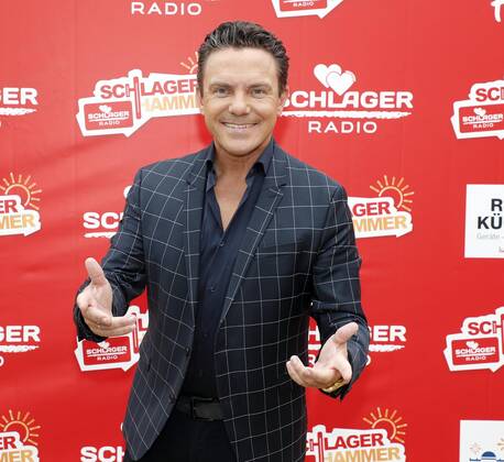 Stefan Mross bei der Schlager Radio Schlager Hammer Tour 2022 in Oranienburg.