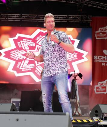 Norman Langen bei der Schlager Radio Schlager Hammer Tour 2022 in Oranienburg.