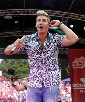 Norman Langen bei der Schlager Radio Schlager Hammer Tour 2022 in Oranienburg.