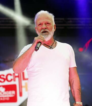 Nino de Angelo bei der Schlager Radio Schlager Hammer Tour 2022 in Oranienburg.