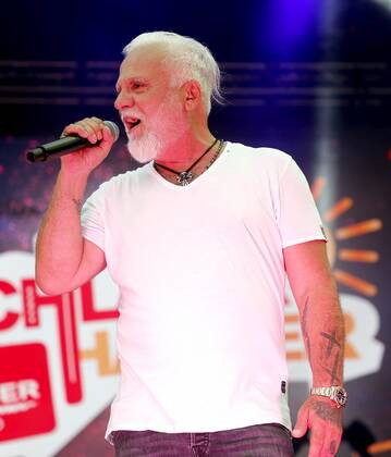 Nino de Angelo bei der Schlager Radio Schlager Hammer Tour 2022 in Oranienburg.