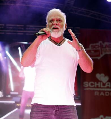 Nino de Angelo bei der Schlager Radio Schlager Hammer Tour 2022 in Oranienburg.