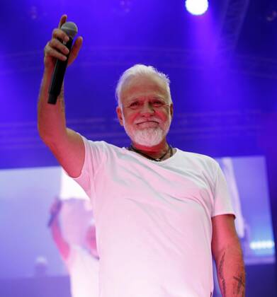 Nino de Angelo bei der Schlager Radio Schlager Hammer Tour 2022 in Oranienburg.