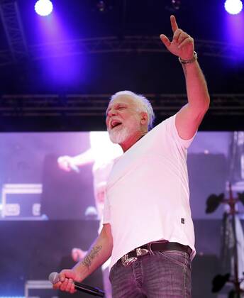 Nino de Angelo bei der Schlager Radio Schlager Hammer Tour 2022 in Oranienburg.