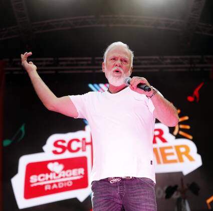 Nino de Angelo bei der Schlager Radio Schlager Hammer Tour 2022 in Oranienburg.