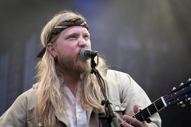 Jonas Brekke Trondheim, Norway. 13th, August 2022. The Norwegian singer and songwriter Jonas Brekke performs a live concert at Sverresborg Folkemuseum in Trondheim. Trondheim Norway  Copyright: xGonzalesxPhoto TorxAtlexKlevenx