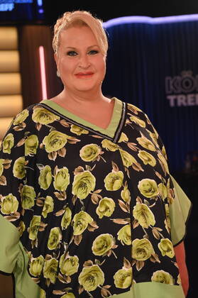 Comedienne Daphne de Luxe, bürgerlich Daphne Haderlein zu Gast in der WDR Talkshow Kölner Treff