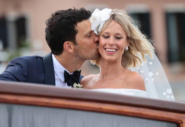Bilder des Jahres 2022, Entertainment 08 August Entertainment Themen der Woche KW34 Entertainment Bilder des Tages Wedding of Federica Pellegrini and Matteo Arrived in Venice at the church of San Zaccaria  Copyright: xMatteoxChinellatox xipa-agency.nx xMatteoxChinellatox