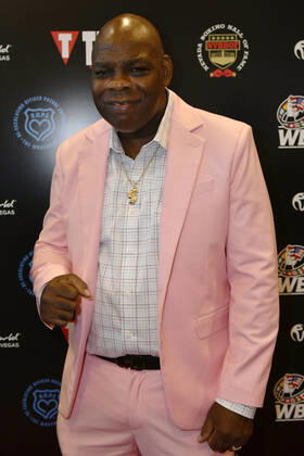 LAS VEGAS, NV - AUGUST 27: Iran Barkley Arriving at the Induction Ceremony & Dinner for the 2022 Nevada Boxing Hall Of Fame at Resorts World Las Vegas in Las Vegas,Nevada, on August 27, 2022. Copyright: xDeeCeexCarterx