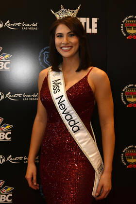 LAS VEGAS, NV - AUGUST 27: Miss Nevada Heather Renner Arriving at the Induction Ceremony & Dinner for the 2022 Nevada Boxing Hall Of Fame at Resorts World Las Vegas in Las Vegas,Nevada, on August 27, 2022. Copyright: xDeeCeexCarterx