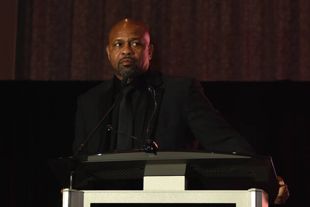 LAS VEGAS, NV - AUGUST 27: Roy Jones speaking at the Induction Ceremony & Dinner for the 2022 Nevada Boxing Hall Of Fame at Resorts World Las Vegas in Las Vegas,Nevada, on August 27, 2022. Copyright: xDeeCeexCarterx