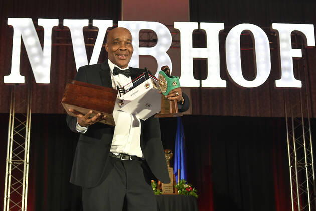 LAS VEGAS, NV - AUGUST 27: Michael Nunn at the Induction Ceremony & Dinner for the 2022 Nevada Boxing Hall Of Fame at Resorts World Las Vegas in Las Vegas,Nevada, on August 27, 2022. Copyright: xDeeCeexCarterx