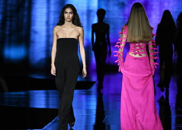Schwarzkopf Elite Model Look 2022 Wettbewerb in Prag Models during the catwalk of world final Schwarzkopf Elite Model Look 2022 competition in Prague, Czech Republic, August 30, 2022. (CTKxPhoto MichaelaxRihova) CTKPhotoP2022083100147  mir 18