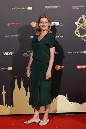 Schauspielerin Caroline Peters beim Kölner Emmy Cocktail 2022 anlässlich der 16. Kölner Jurysitzung des International Emmy auf Schloss Arff. Köln, 31.08.2022 NRW Deutschland Copyright: xChristophxHardtx