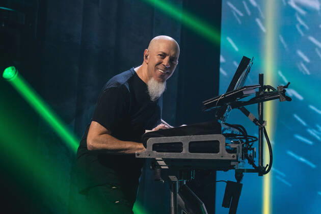 SÃO PAULO, SP - 31.08.2022: DREAM THEATER EM SÃO PAULO - Keyboardist Jordan Rudess, from the Dream Theater group, who performed in São Paulo at Tokio Marine Hall on Wednesday night (31). The band arrives in the country with the & 39;Top of The World& 39; tour that promotes the 15th album of the group& 39;s career and with which they also perform at the Rock In Rio festival. x2257433x  YurixMurakami