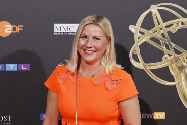 Fernsehmoderatorin Aleksandra Bechtel beim Kölner Emmy Cocktail 2022 anlässlich der 16. Kölner Jurysitzung des International Emmy auf Schloss Arff. Köln, 31.08.2022 NRW Deutschland Copyright: xChristophxHardtx