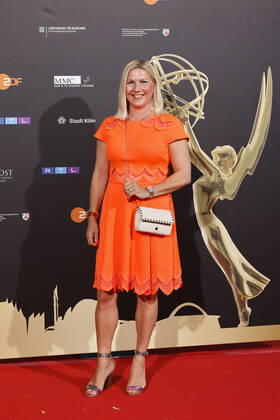 Fernsehmoderatorin Aleksandra Bechtel beim Kölner Emmy Cocktail 2022 anlässlich der 16. Kölner Jurysitzung des International Emmy auf Schloss Arff. Köln, 31.08.2022 NRW Deutschland Copyright: xChristophxHardtx