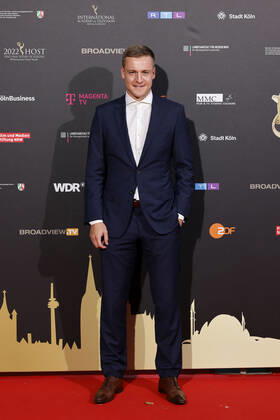 Fußballtrainer Felix Kroos beim Kölner Emmy Cocktail 2022 anlässlich der 16. Kölner Jurysitzung des International Emmy auf Schloss Arff. Köln, 31.08.2022 NRW Deutschland Copyright: xChristophxHardtx