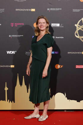 Schauspielerin Caroline Peters beim Kölner Emmy Cocktail 2022 anlässlich der 16. Kölner Jurysitzung des International Emmy auf Schloss Arff. Köln, 31.08.2022 NRW Deutschland Copyright: xChristophxHardtx