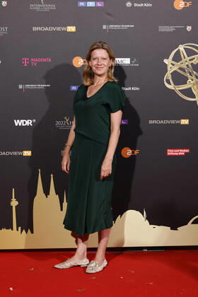 Schauspielerin Caroline Peters beim Kölner Emmy Cocktail 2022 anlässlich der 16. Kölner Jurysitzung des International Emmy auf Schloss Arff. Köln, 31.08.2022 NRW Deutschland Copyright: xChristophxHardtx