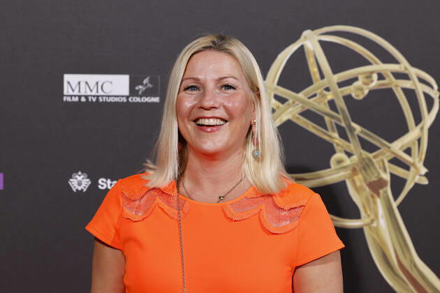 Fernsehmoderatorin Aleksandra Bechtel beim Kölner Emmy Cocktail 2022 anlässlich der 16. Kölner Jurysitzung des International Emmy auf Schloss Arff. Köln, 31.08.2022 NRW Deutschland Copyright: xChristophxHardtx