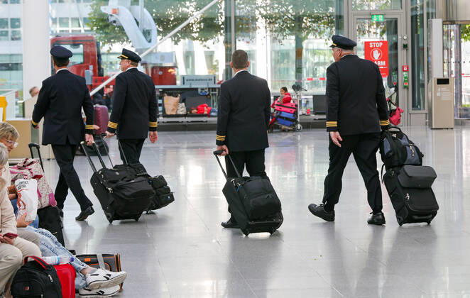 Piloten Streik der Lufthansa 800 Flüge werden gestrichen am Flughafen in München Datum: 02.09.2022